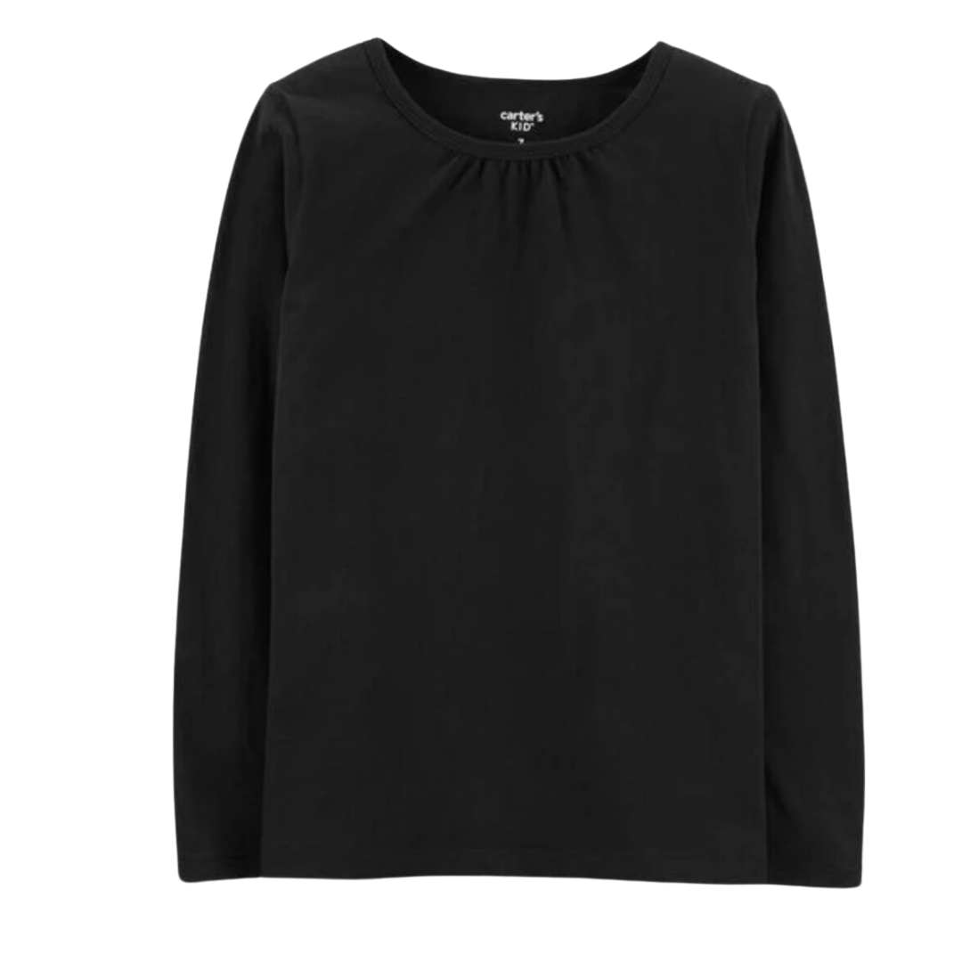 Blusa lisa manga larga